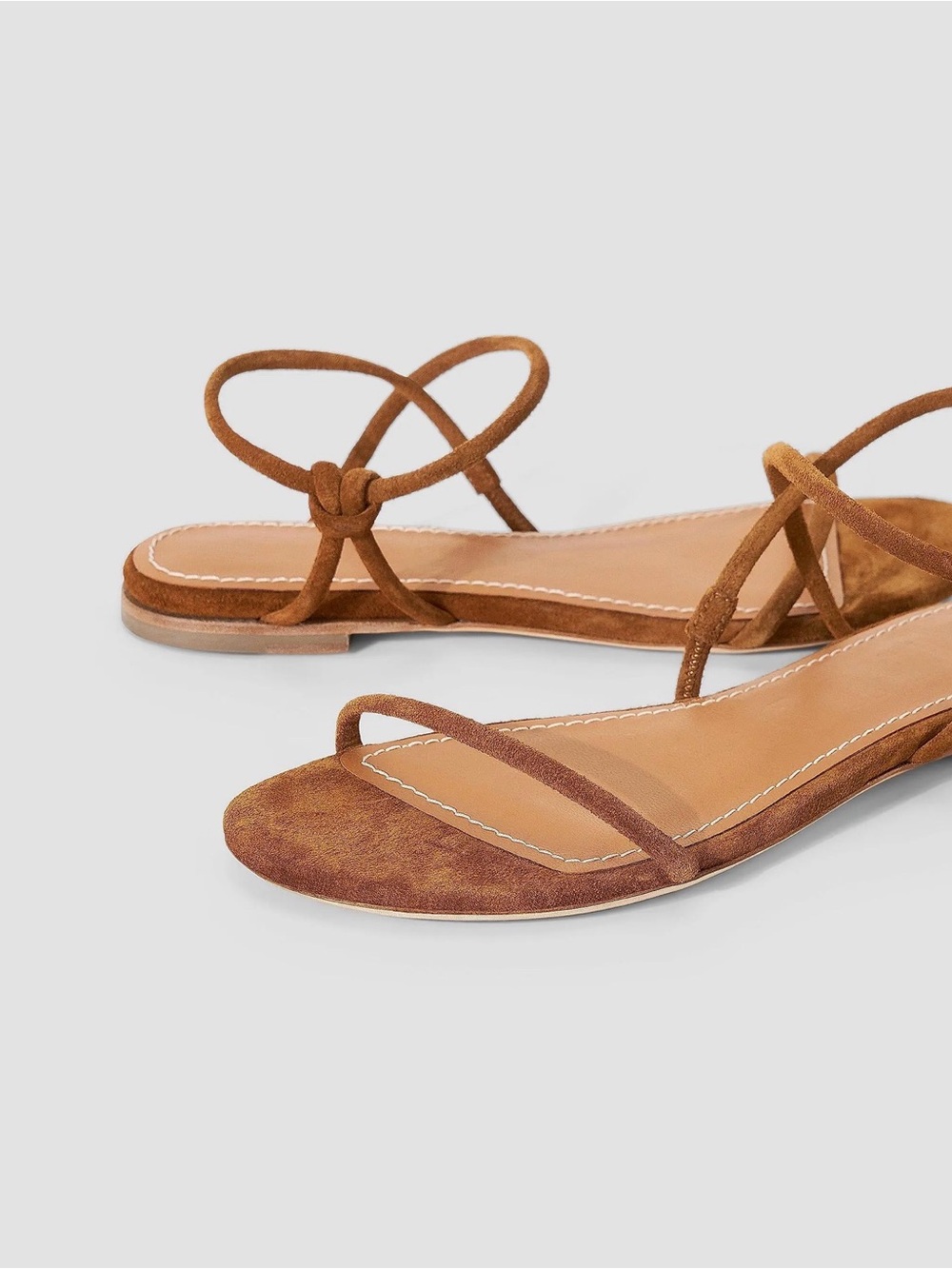STAUD Laurel Suede Sandals